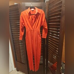 Vintage PB & J Red Jumpsuit